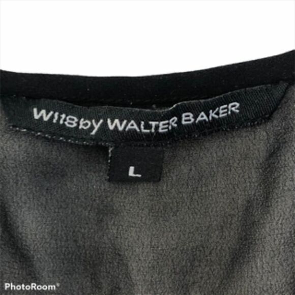 W118 by Walter Baker Snake Print Blouse. Size L. - Picture 4 of 5